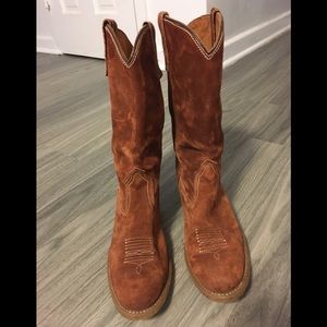 Suede Cowboy boots
